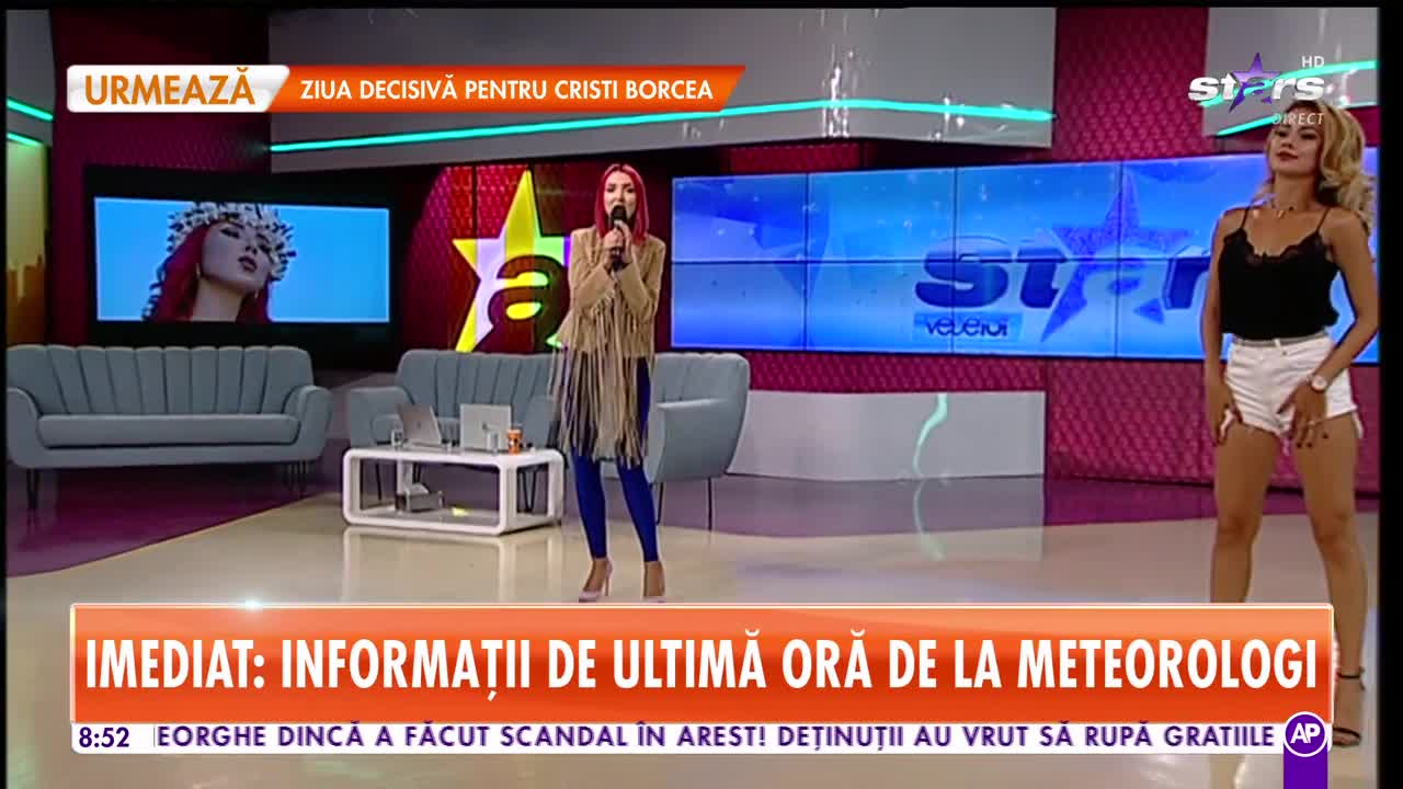 Maria Stepovenco c&acirc;ntă, la Star Matinal, melodia "Armonie"