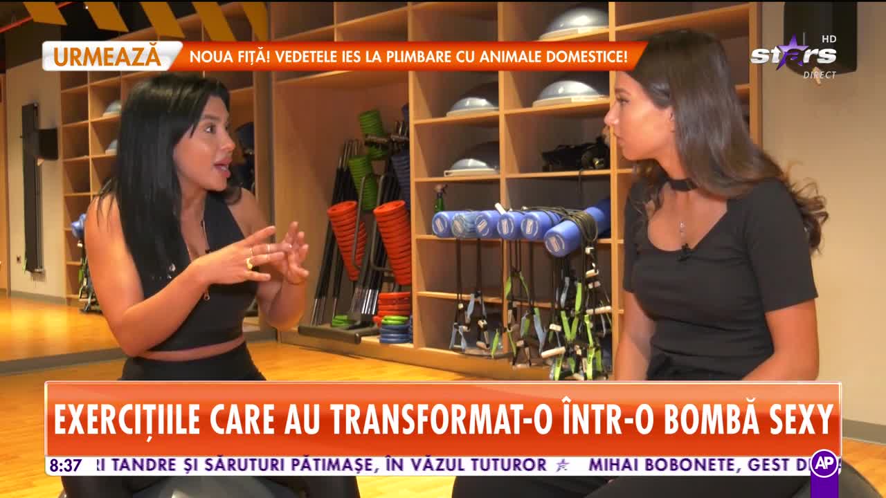 Star Matinal. Dianesa Preda, cea mai sexy antrenoare de fitness! Era pufoasă, dar şi-a pus ambiţia şi a slăbit