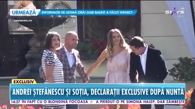 Star News. &Icirc;ndrăgitul artist Andrei Ștefănescu s-a căsătorit cu Antonia, aleasa inimi sale