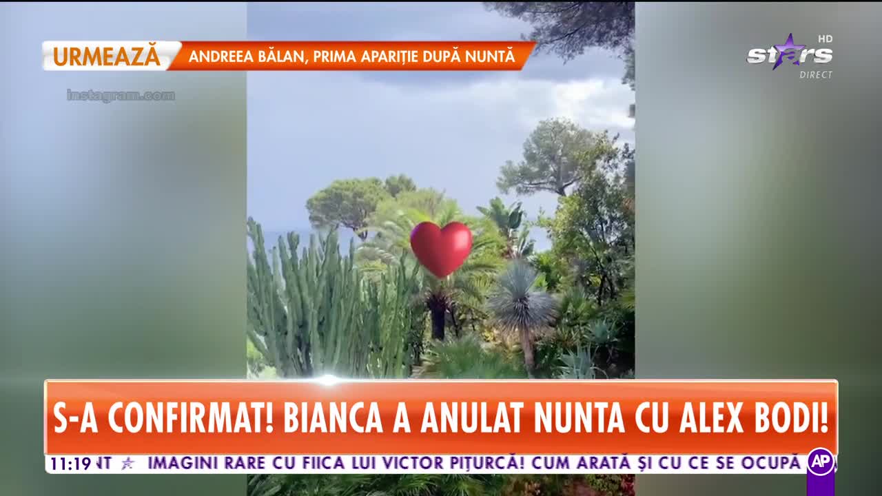 Star Matinal. Unde au petrecut Bianca Drăgușanu și Alex Bodi &icirc;n ziua &icirc;n care trebuiau să ajungă &icirc;n fața altarului