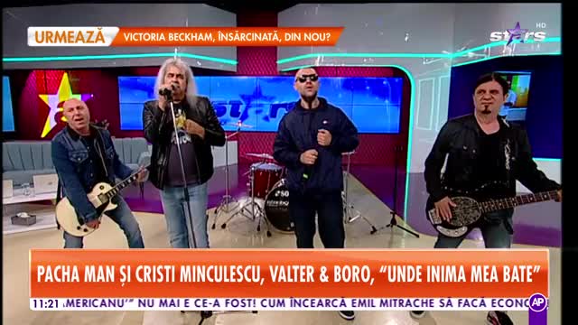 Star Matinal. Pacha Man, Cristi Minculescu & Valter & Boro c&acirc;ntă melodia Unde inima mea bate