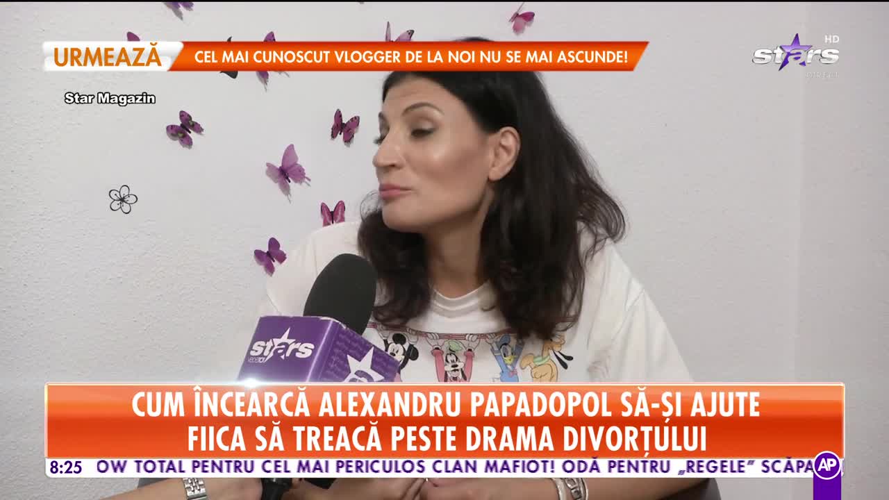 Star Matinal. Cum &icirc;ncearcă Alexandru Papadopol să-și ajute fiica să treacă peste drama divorțului