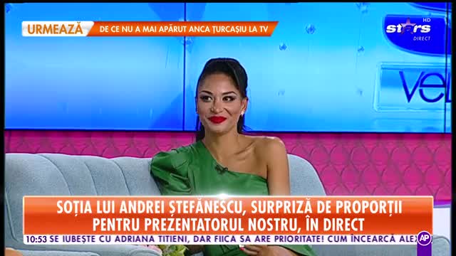 Star Matinal. Soția lui Andrei Ștefănescu, surpriză de proporții. C&acirc;nd va avea loc cununia religioasă