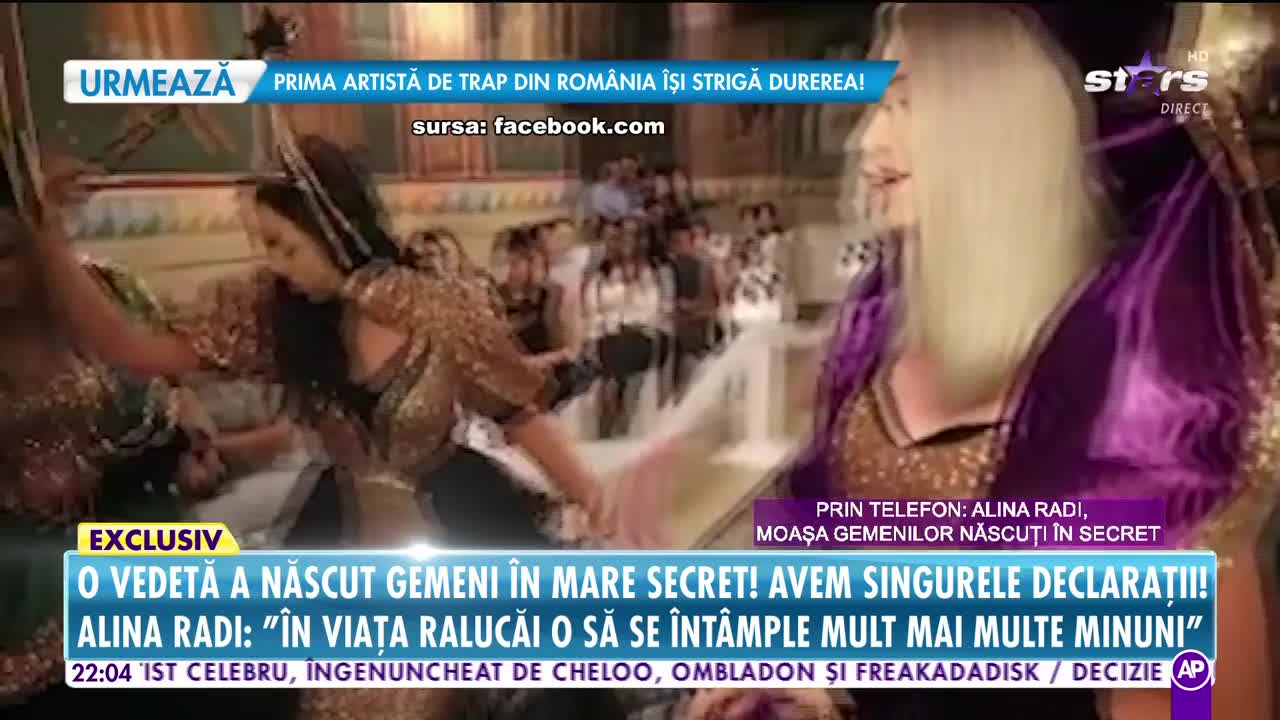 O vedetă a născut gemeni în mare secret!