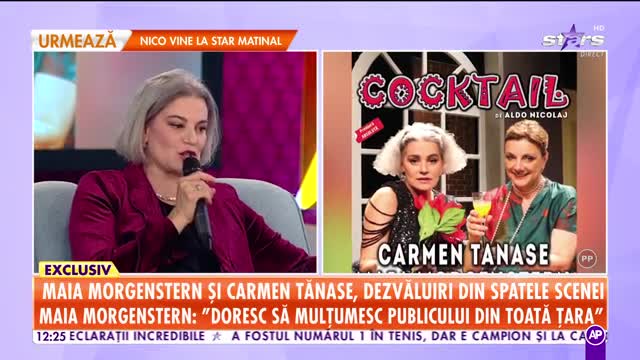 Cele mai iubite actriţe, dezvăluiri &icirc;n direct! Maia Morgenstern şi Carmen Tănase spun totul despre noul proiect