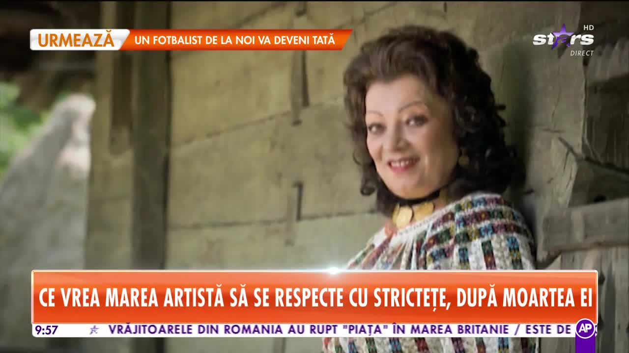 Star Matinal. Pe m&acirc;na cui lasă Maria Ciobanu toată averea