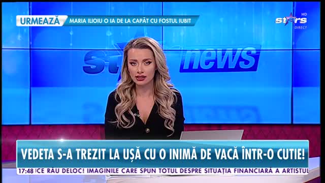 Star News. Ioana Filimon, terorizată de turcul care a sechestrat-o. Vedeta a primit o inimă de vacă &icirc;ntr-o cutie