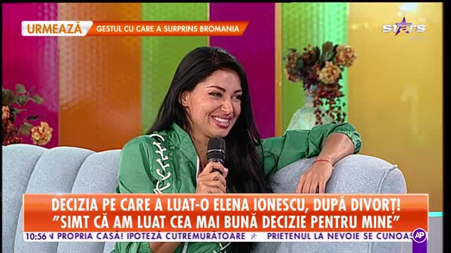 Star Matinal. Decizia pe care a luat-o Elena Ionescu, după divorț: Este mult mai bine să pui punct c&acirc;nd simți că nu se mai poate