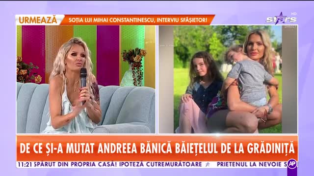 Star Matinal. Andreea Bănică, o mămică &icirc;mplinită: Mi-ar plăcea să o văd soprană pe fiica mea