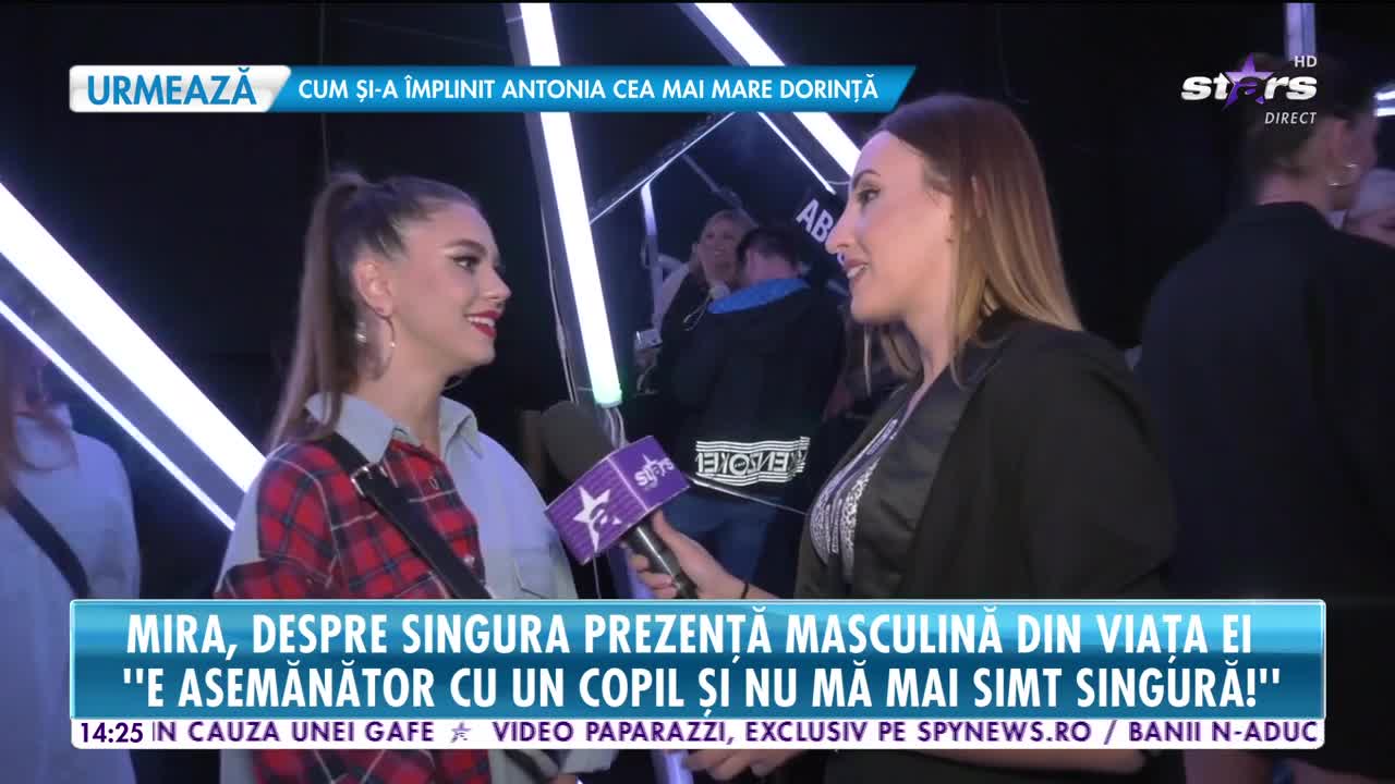 Mira, despre singura prezenţă masculină din viaţa ei! "E asemănător unui copil"