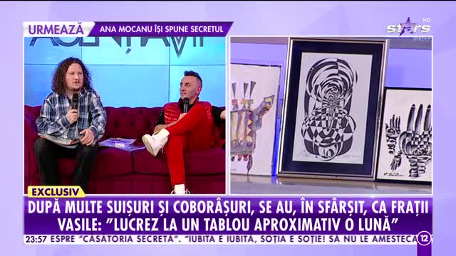 Agenția Vip. Mihai Trăistariu și Vasile, fratele mai mare, împreună într-un tablou unic de familie