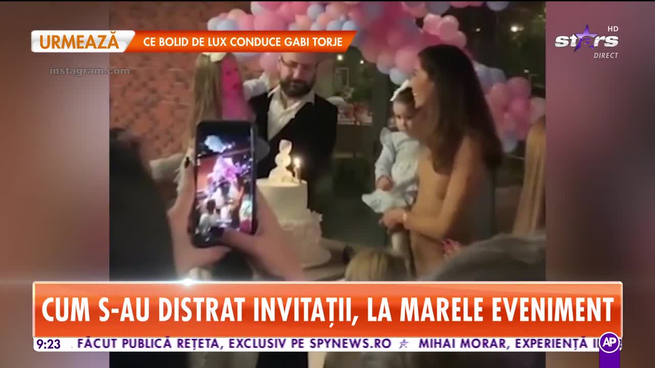 Star Matinal. Cum s-au distrat invitații la petrecerea din familia Anei Radu. Vedeta a rupt turta fetiței