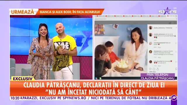 Star Matinal. Claudia Pătrășcanu petrece. Cine &icirc;i este alături vedetei, de ziua de naștere