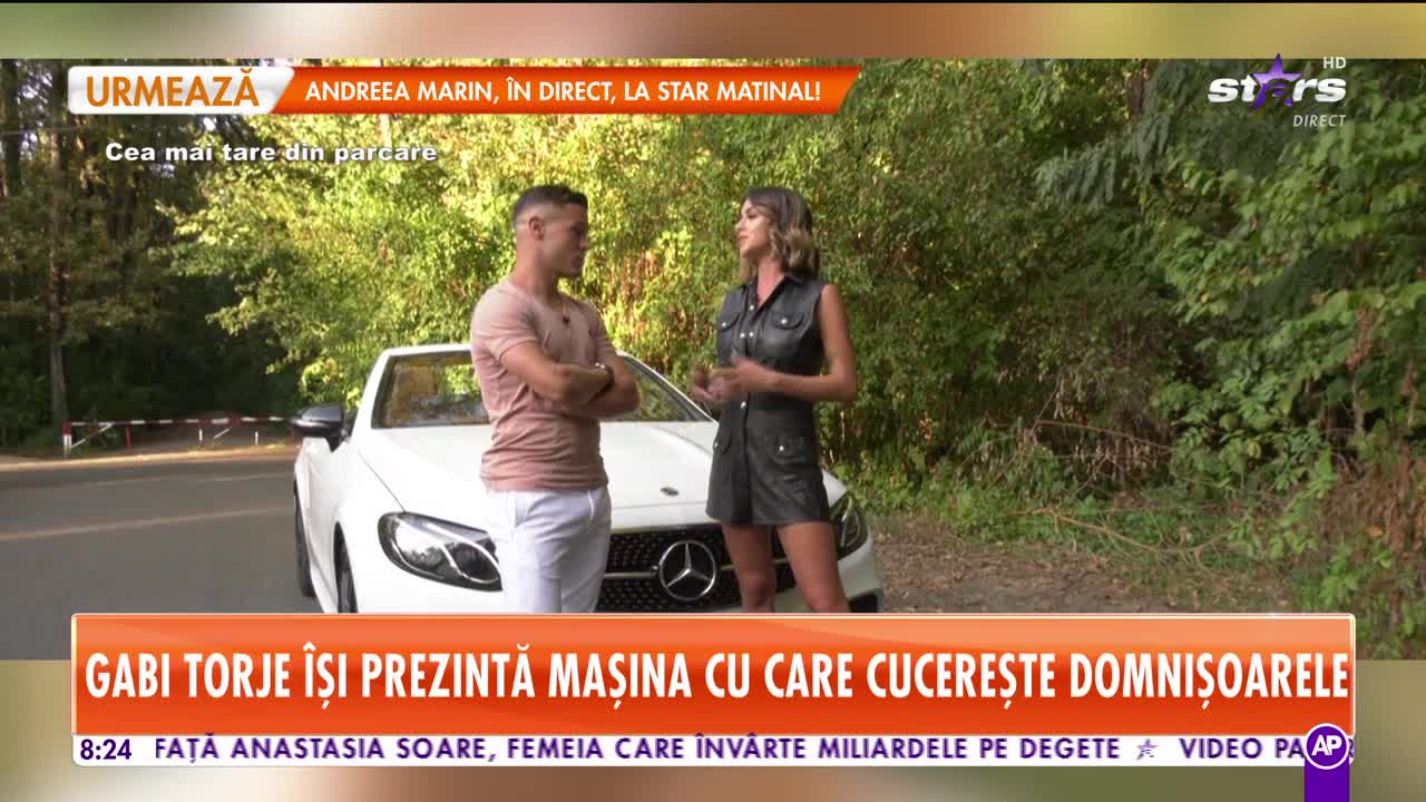 Gabi Toje şi-a prezentat maşina cu care cucereşte domnişoarele