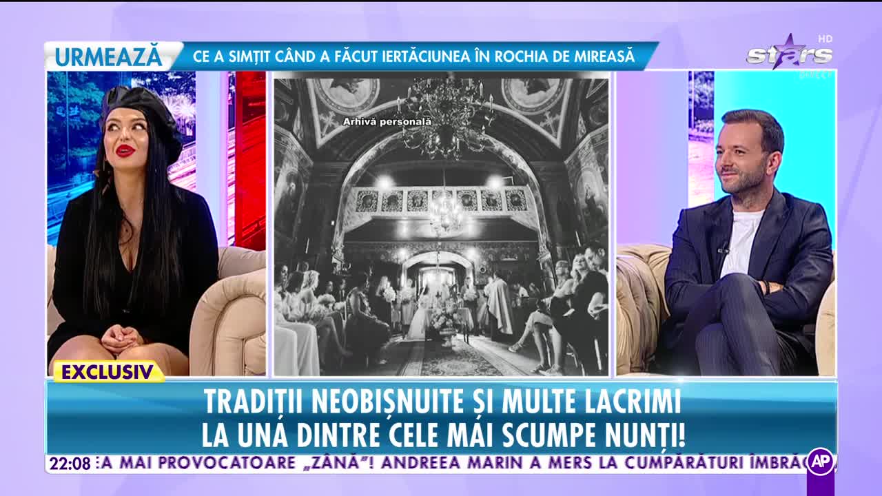 Tradiţii rar întâlnite şi multe lacrimi la una dintre cele mai mai scumpe nunţi din showbiz!