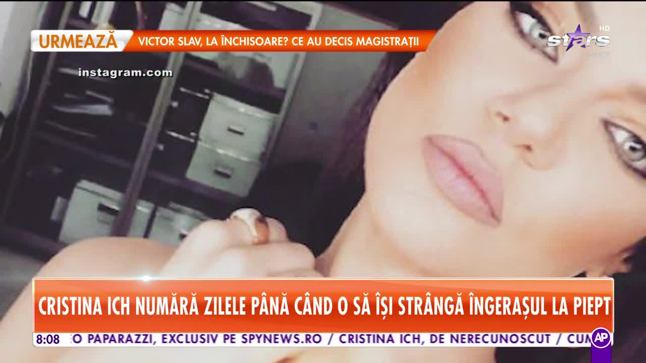 Numără zilele p&acirc;nă c&acirc;nd o să devină mămică! Cristina Ich, de nerecunoscut. Cum a fost filmată iubita lui Piţurcă Jr