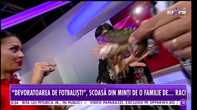 "Devoratoarea de fotbalişti", la proba acvariilor cu surprize! Ioana Popescu îşi învinge cea mai mare fobie!