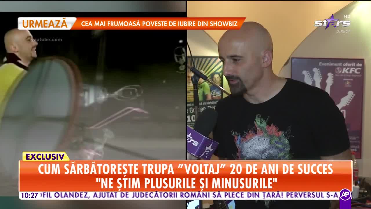Cum sărbătoreşte trupa "Voltaj" 20 de ani de succes