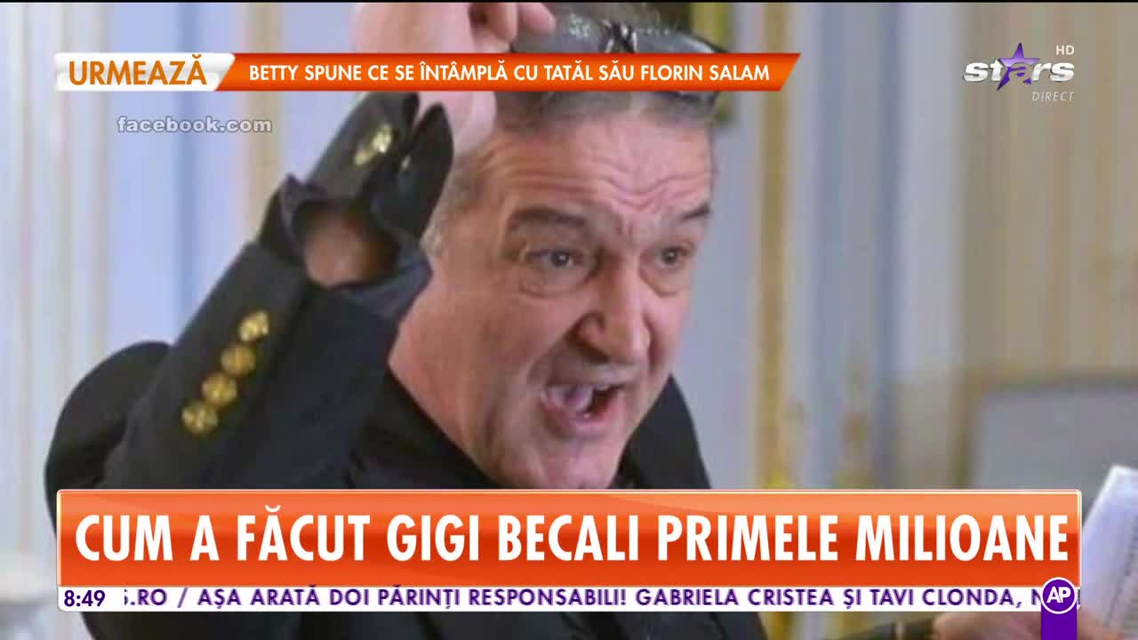 Cum a făcut Gigi Becali primul milion de euro