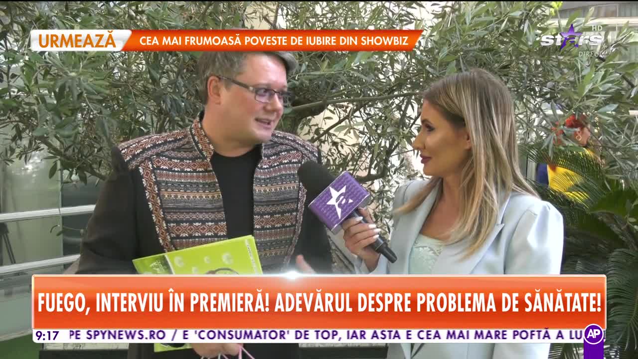 Fuego, interviu &icirc;n premieră! Adevărul despre problema de sănătate