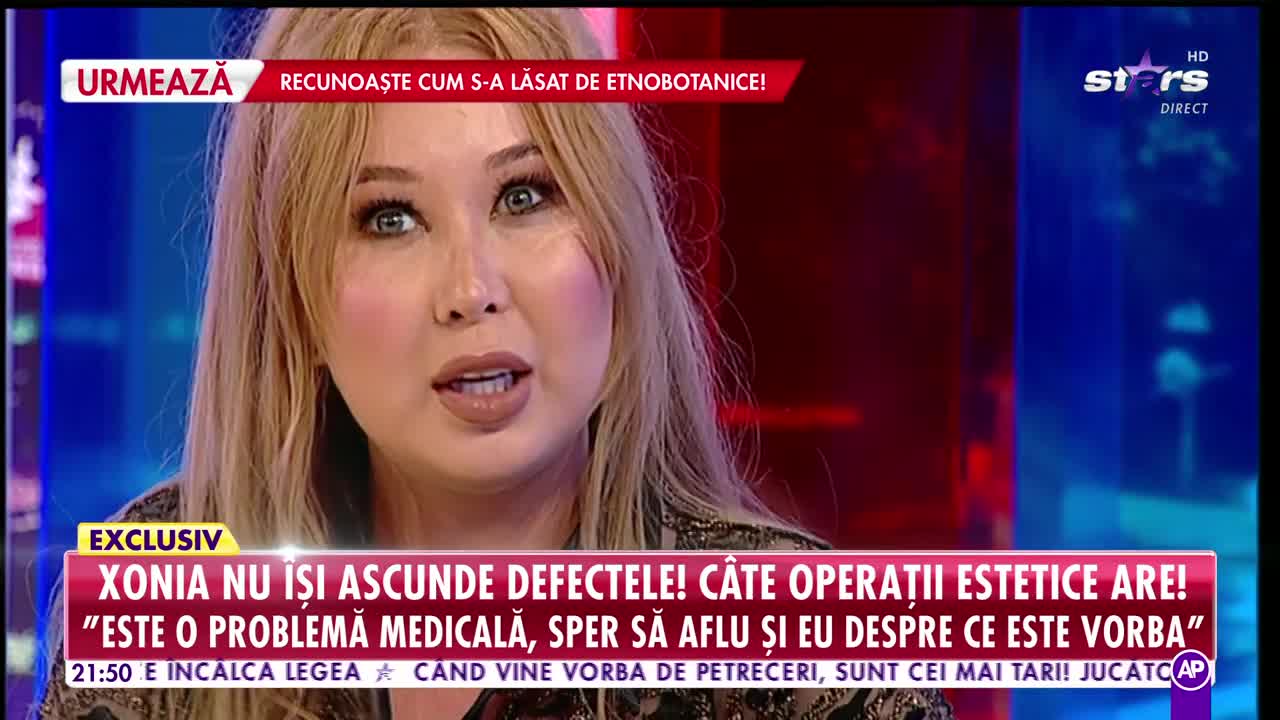 Xonia spune tot adevărul. Care este motivul pentru care a ajuns de nerecunoscut