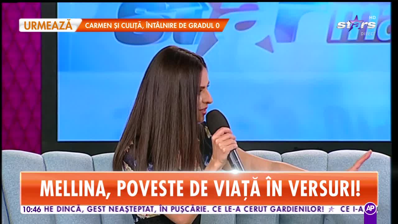 Star Matinal. Mellina, poveste de viață &icirc;n versuri. Cum a reușit artista să ajungă pe culmile succesului