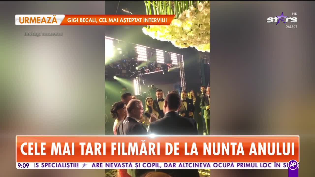 Cele mai tari imagini de la nunta fiicei lui Gigi Becali