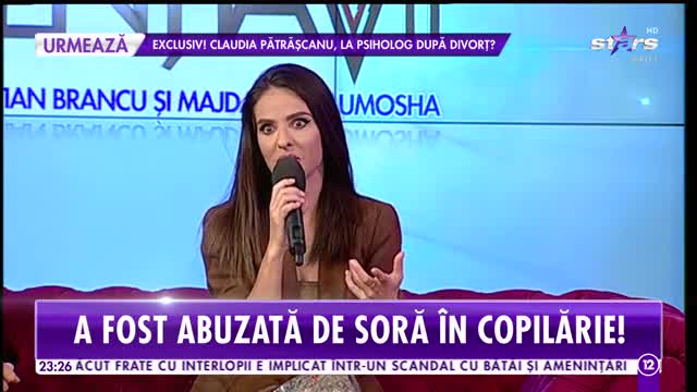 Agenția VIP.  Mellina, abuzată de soră în copilărie: Mi-a dat cu un sifon și cu un scaun în cap