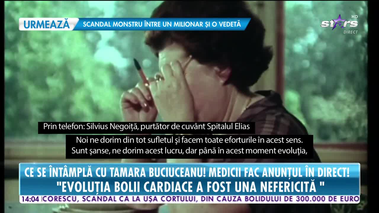 Tamara Buciuceanu, &icirc;n stare critică la spital!