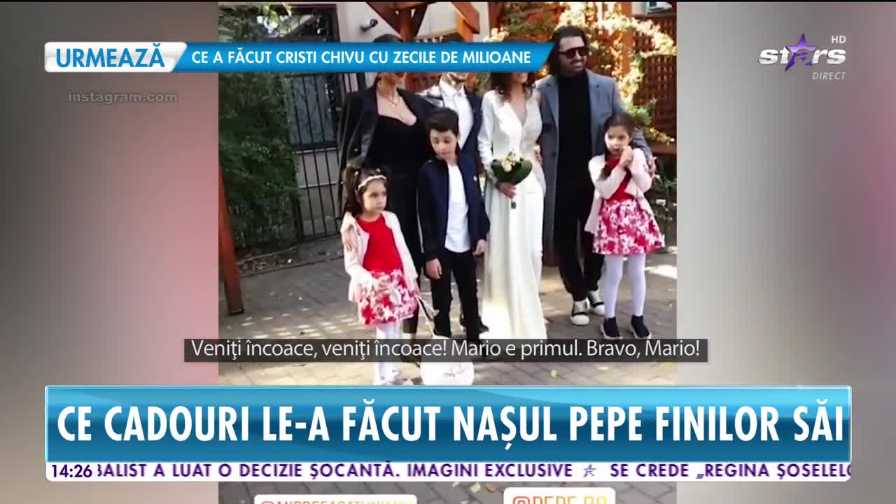 Nuntă secretă &icirc;n familia lui Pepe! Artistul a fost naș