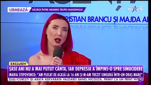 Agenția Vip. Depresia a împins-o spre sinucidere! Maria Stepovenco: Am vrut să-mi închei socotelile cu viața