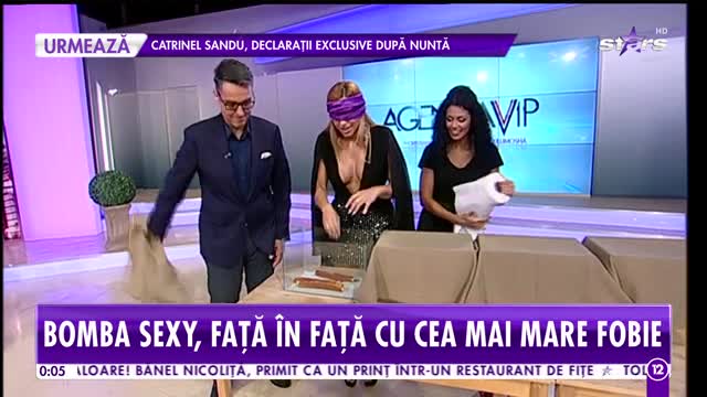 Agenția Vip. Provocarea serii. O bombă sexy, faţă în faţă cu cea mai mare fobie!