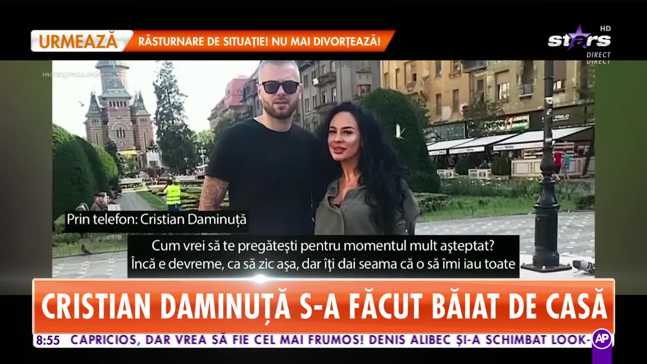 Cum se pregăteşte Cristian Daminuţă să schimbe scutece
