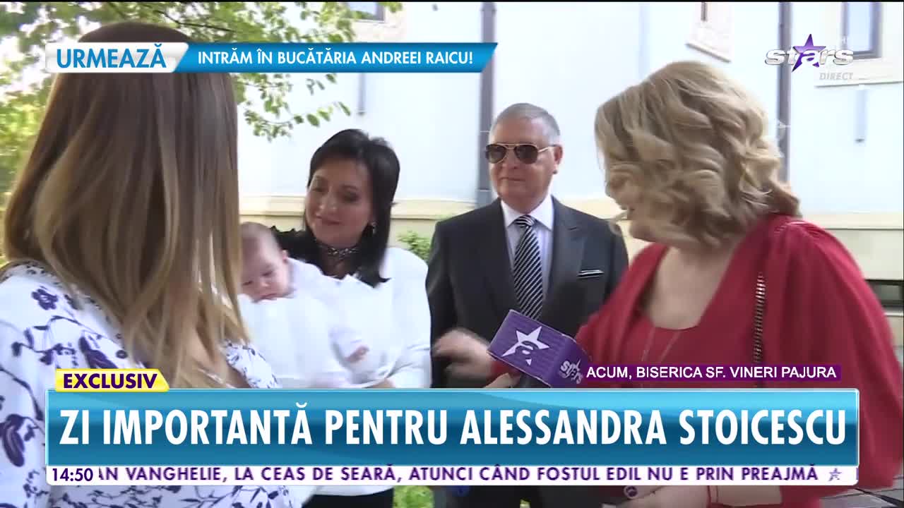 Zi importantă pentru Sandra Stoicescu. frumoasa prezentatoare &icirc;și botează fetița