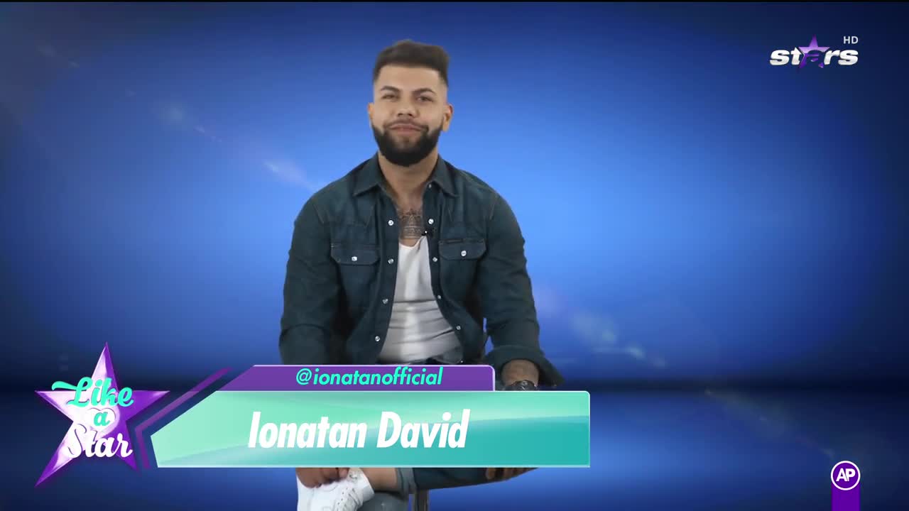 Like a Star. David Ionatan se simte deja c&acirc;știgător
