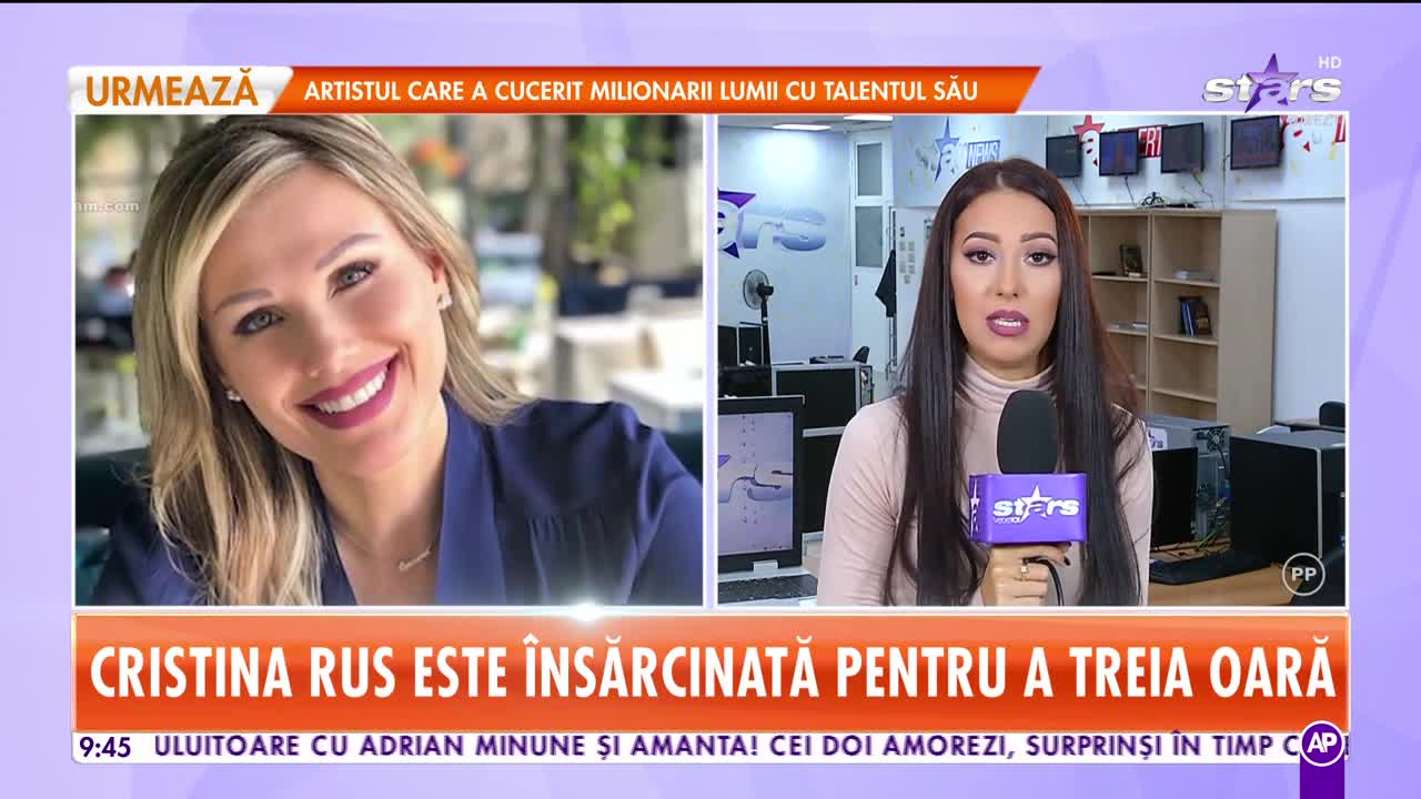 Star Matinal. Cristina Rus este &icirc;nsărcinată pentru a treia oară: Vom avea o fetiță