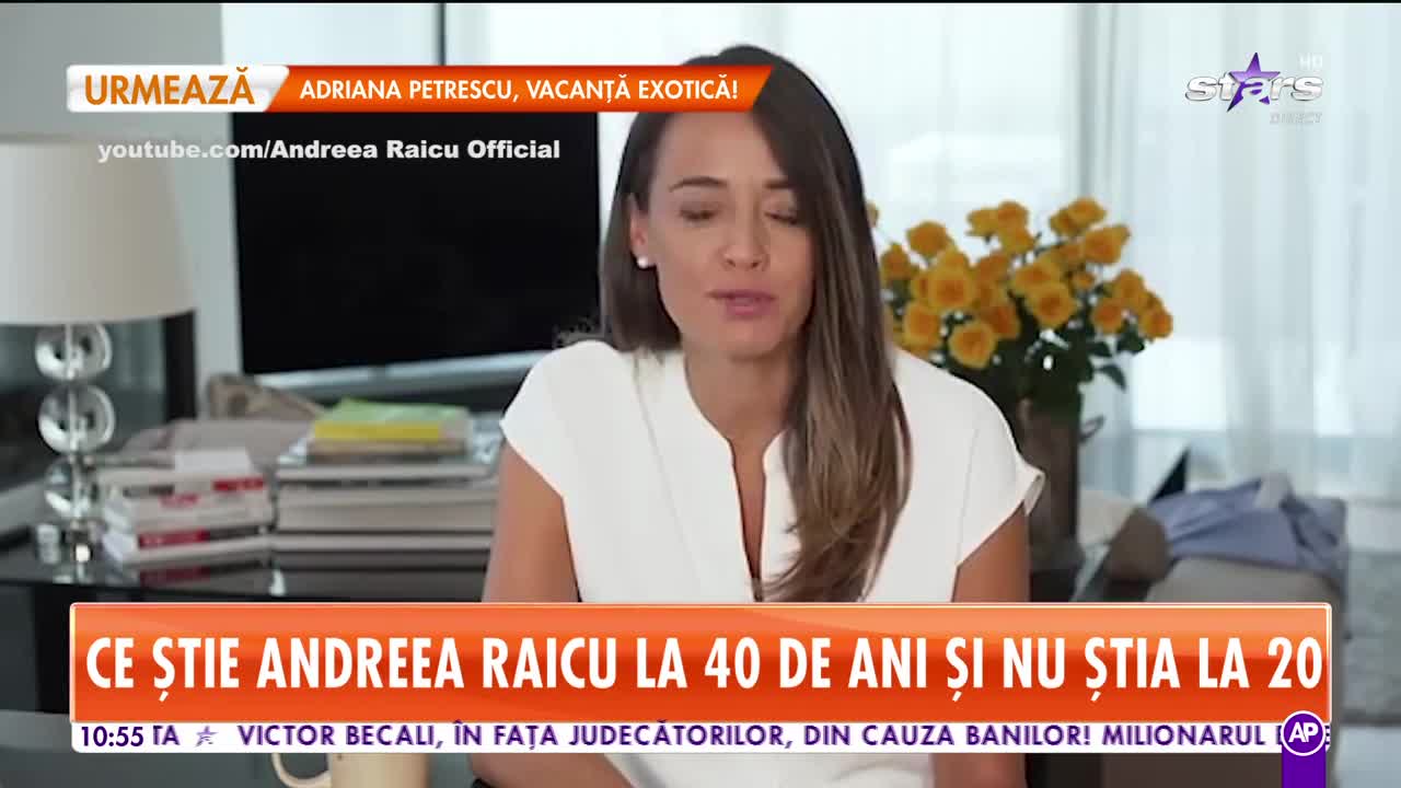 Star Matinal. Andreea Raicu și-a &icirc;nvățat lecția. Ce și-ar fi dorit vedeta să știe pe c&acirc;nd avea 20 de ani