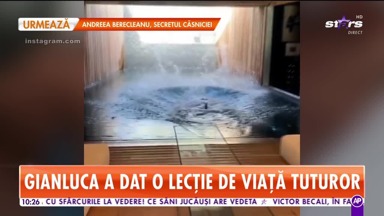 Star Matinal. Gianluca Vacchi, &icirc;ncă o extravaganță. De data aceasta miliardarul a oferit o lecţie de viaţă tuturor