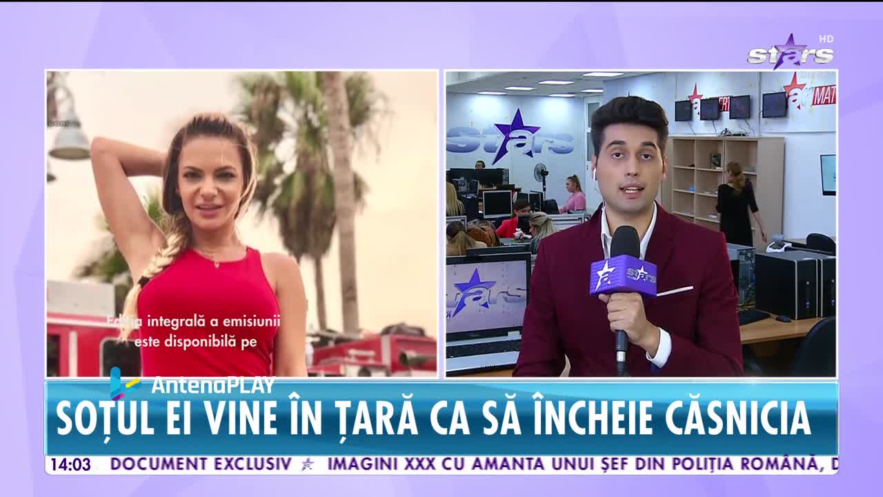 Star News. Soțul Andreei Antonescu vine &icirc;n Rom&acirc;nia ca să &icirc;ncheie căsnicia