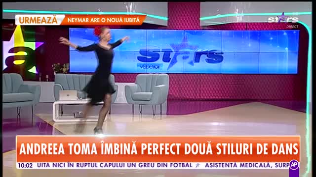Andreea Toma, prim-solistă balerină, super dans la Star Matinal!