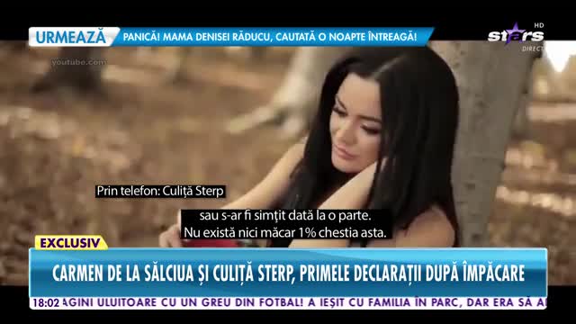 Star News. Carmen de la Sălciua şi Culiţă Sterp, primele declarații după &icirc;mpăcare