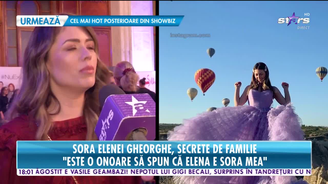 Star News. Sora Elenei Gheorghe, secrete de familie: La grădiniță pl&acirc;ngea