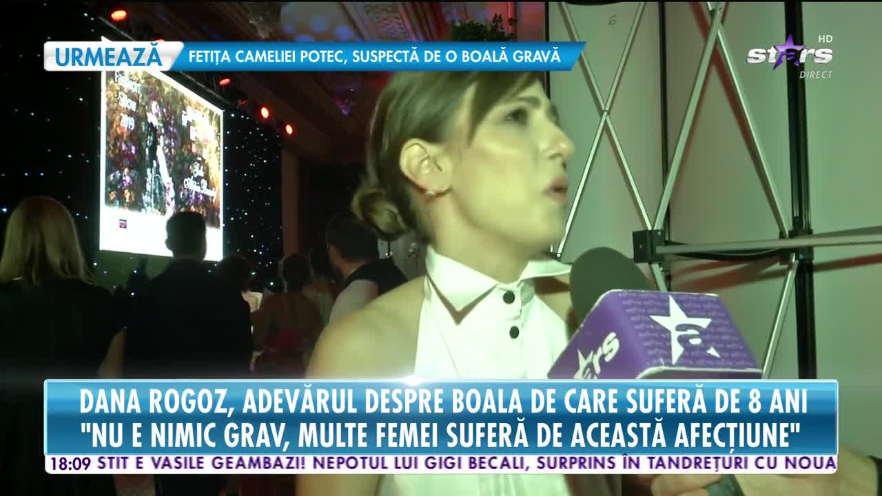 Star News. Dana Rogoz, adevărul despre boala de care suferă de opt ani: Multe femei suferă de această afecțiune