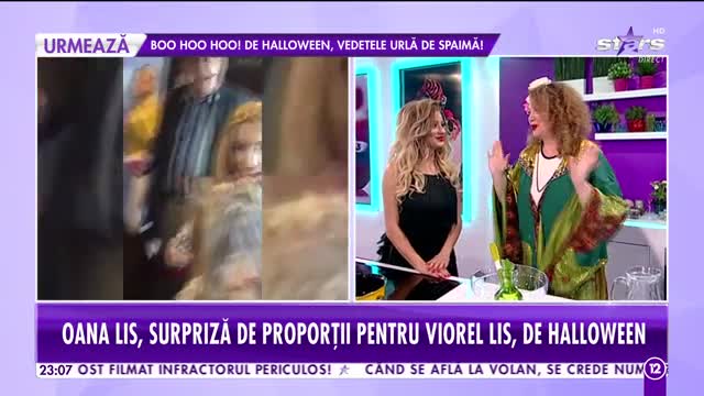 Agenția Vip. Oana Lis, surpriză de proporţii pentru Viorel Lis, de Halloween