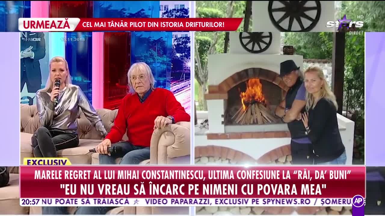 Marele regret al lui Mihai Constantinescu! Ultima lui confesiune la Răi da buni!