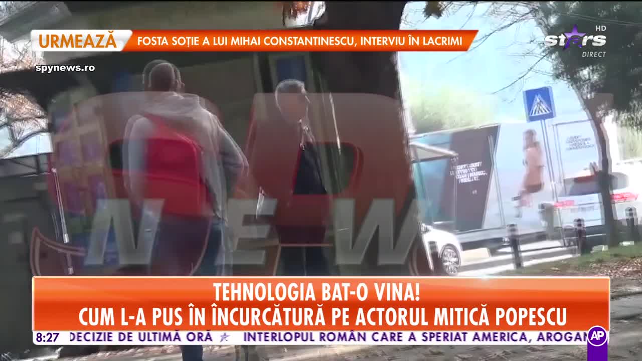 Tehnologia bat-o vina! Cum l-a pus &icirc;n &icirc;ncurcătură pe actorul Mitică Popescu