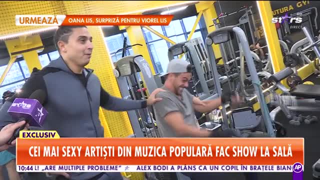 Star Matinal. Cei mai sexy artişti din muzica populară fac show la sala de fitness