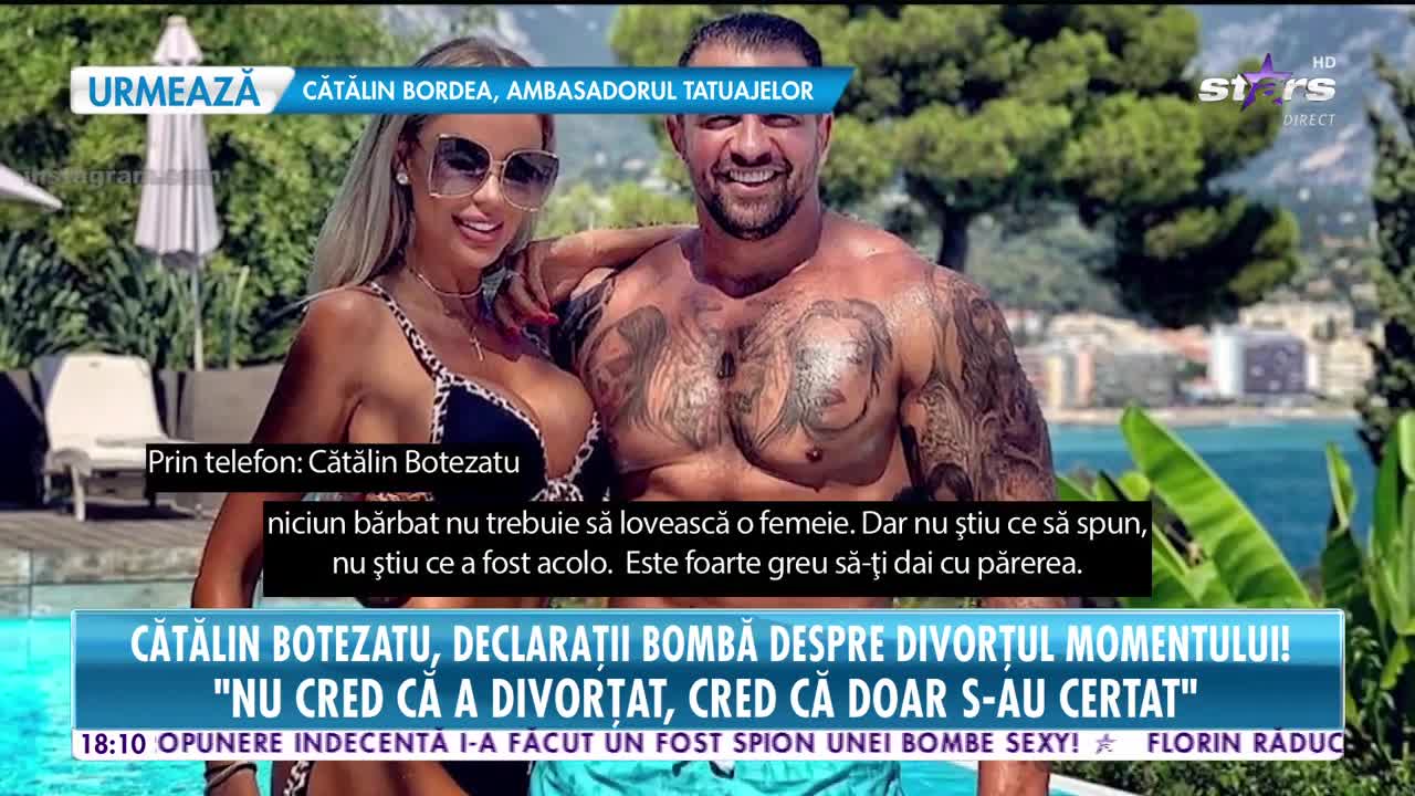 Star News. Cătălin Botezatu, prima reacţie după ce a aflat că Bianca şi Alex Bodi divorţează
