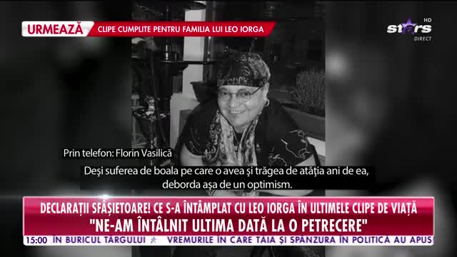 Star News. A murit Leo Iorga. Ce reacție a avut fiul artistului