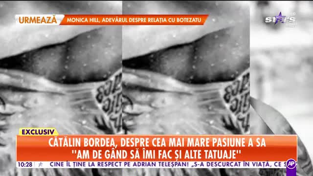 Star Matinal. Cătălin Bordea, despre cea mai mare pasiune a lui: Mi-am făcut primul tatuaj c&acirc;nd am &icirc;mplinit 18 ani